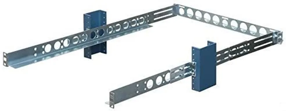 BFKK BFKK 1U 2-Post Universal Rack Rails with Cable Management Bar — product photo