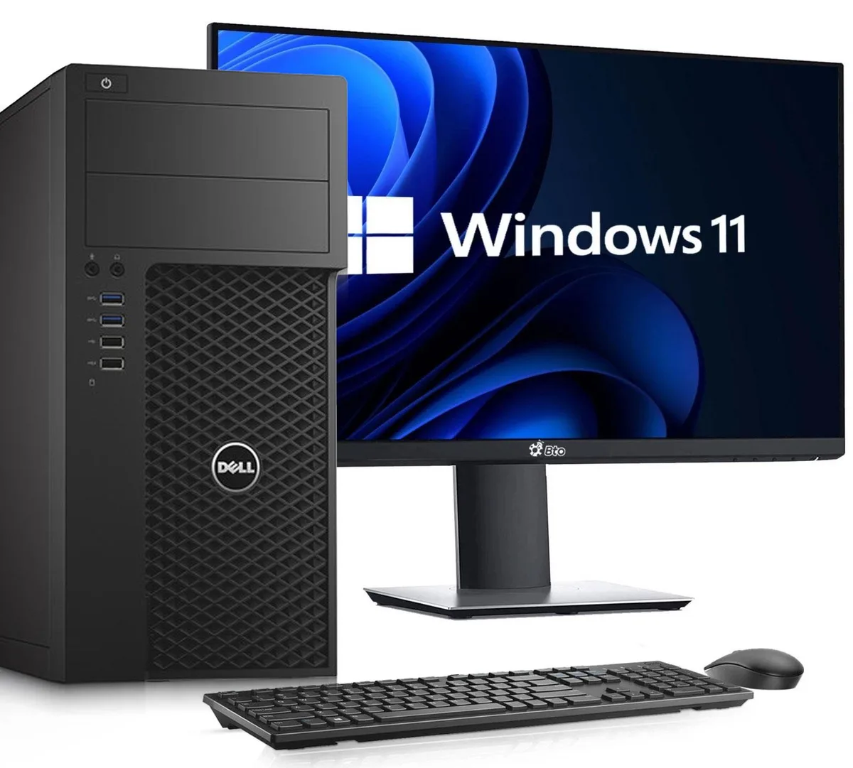 DELL DELL Precision 3620 Tower PC i5-6500 8GB 256GB 24" Monitor Win 11 Pro — product photo