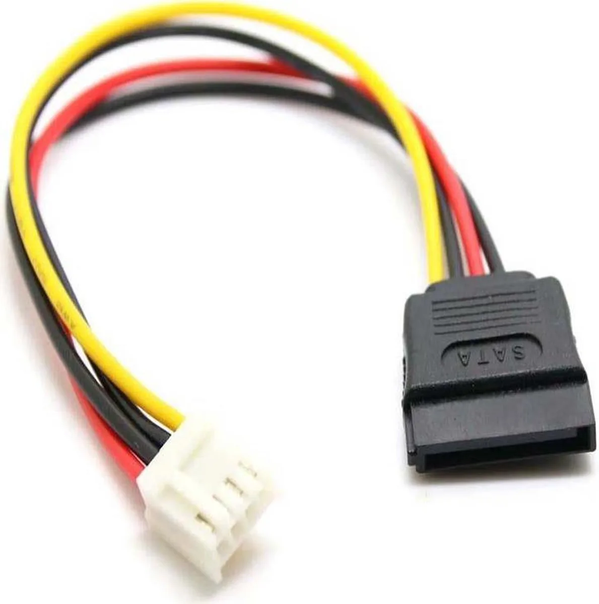 Vszerda Vszerda 4Pin FDD Floppy Female to 15Pin SATA Female Adapter Cable 18AWG 15cm — product photo