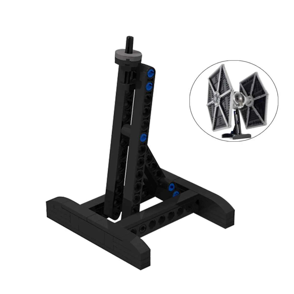 ZITIANYOUBUILD ZITIANYOUBUILD Display Stand 75212 75101 TIE Fighter MOC — product photo