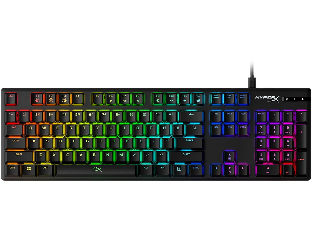 HP HP HX-KB6RDX-US HyperX Alloy Origins Red Mechanical Gaming Keyboard — product photo