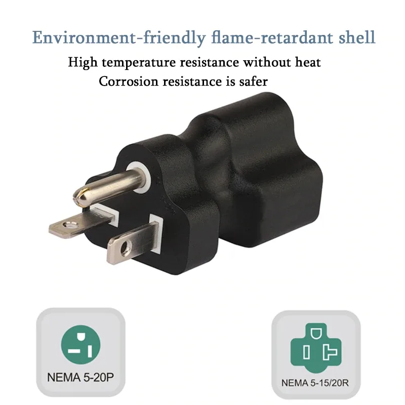 TeKit TeKit PA0202 5-20P to 5-15R/5-20R adapter — product photo
