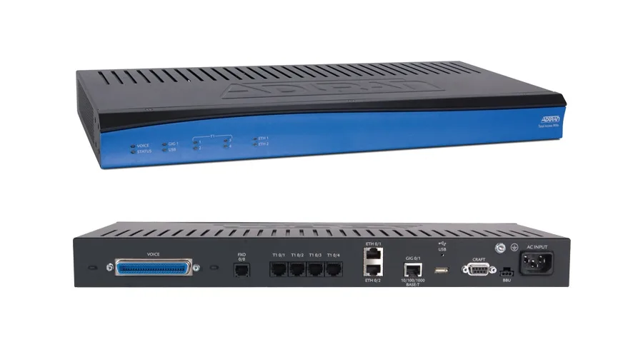 ADTRAN ADTRAN 4243924F1 Total Access 924e VoIP Gateway 24 FXS 3 RJ-45 1U — product photo
