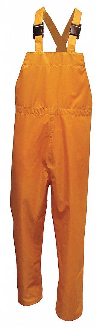 Viking Viking 2910PY-L Rain Bib Pants Polyester 32 in Inseam Elastic Closure personal protective equipment — product photo