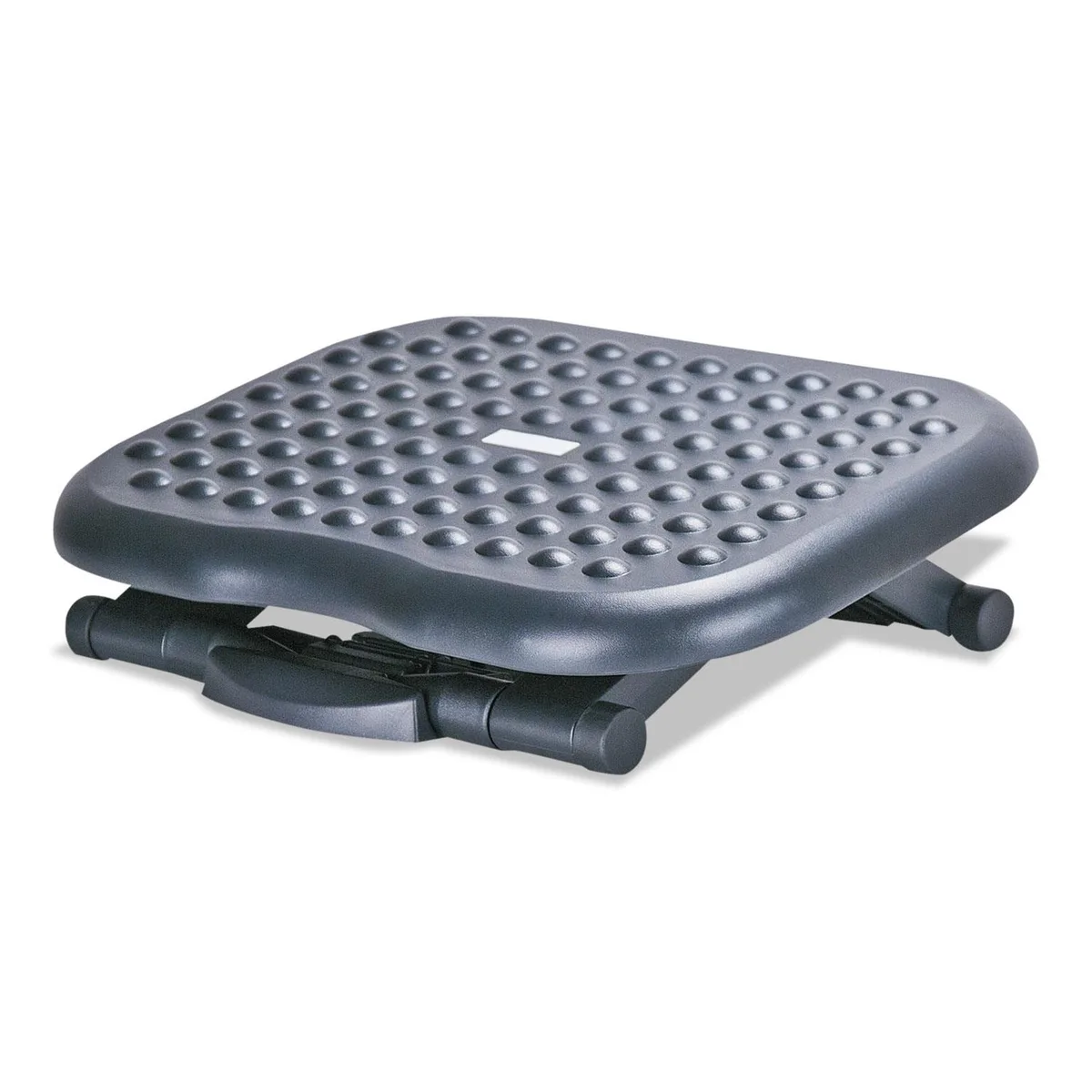Alera Alera ALEFS212 Adjustable Footrest 13.75"W 17.75"D 4.5–6.75"H Black — product photo