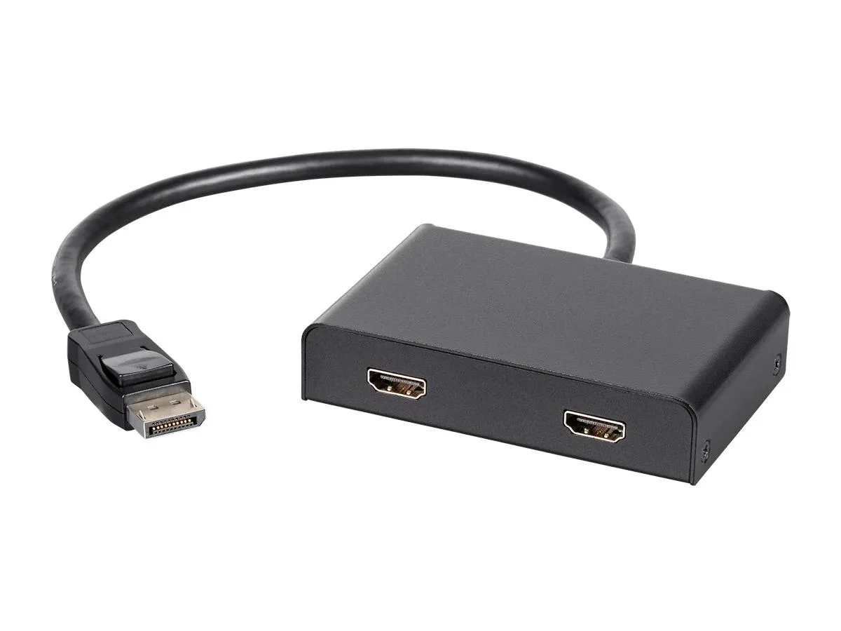 Monoprice Inc. Monoprice 121974 2-Port DisplayPort 1.2 to HDMI MST Hub — product photo