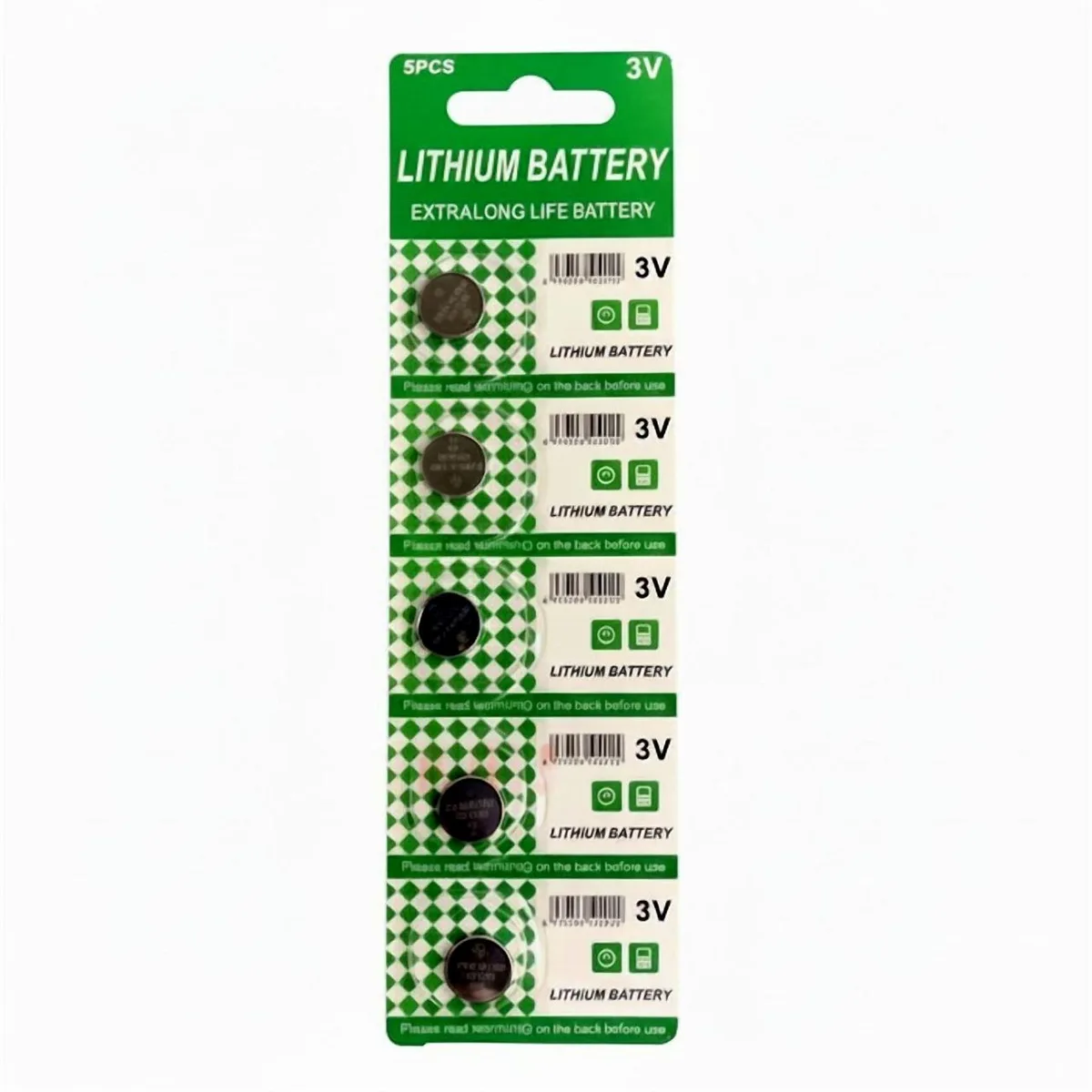 The Perfect Part The Perfect Part DB196 CR1225 Coin Cell Battery 5 Pack — product photo
