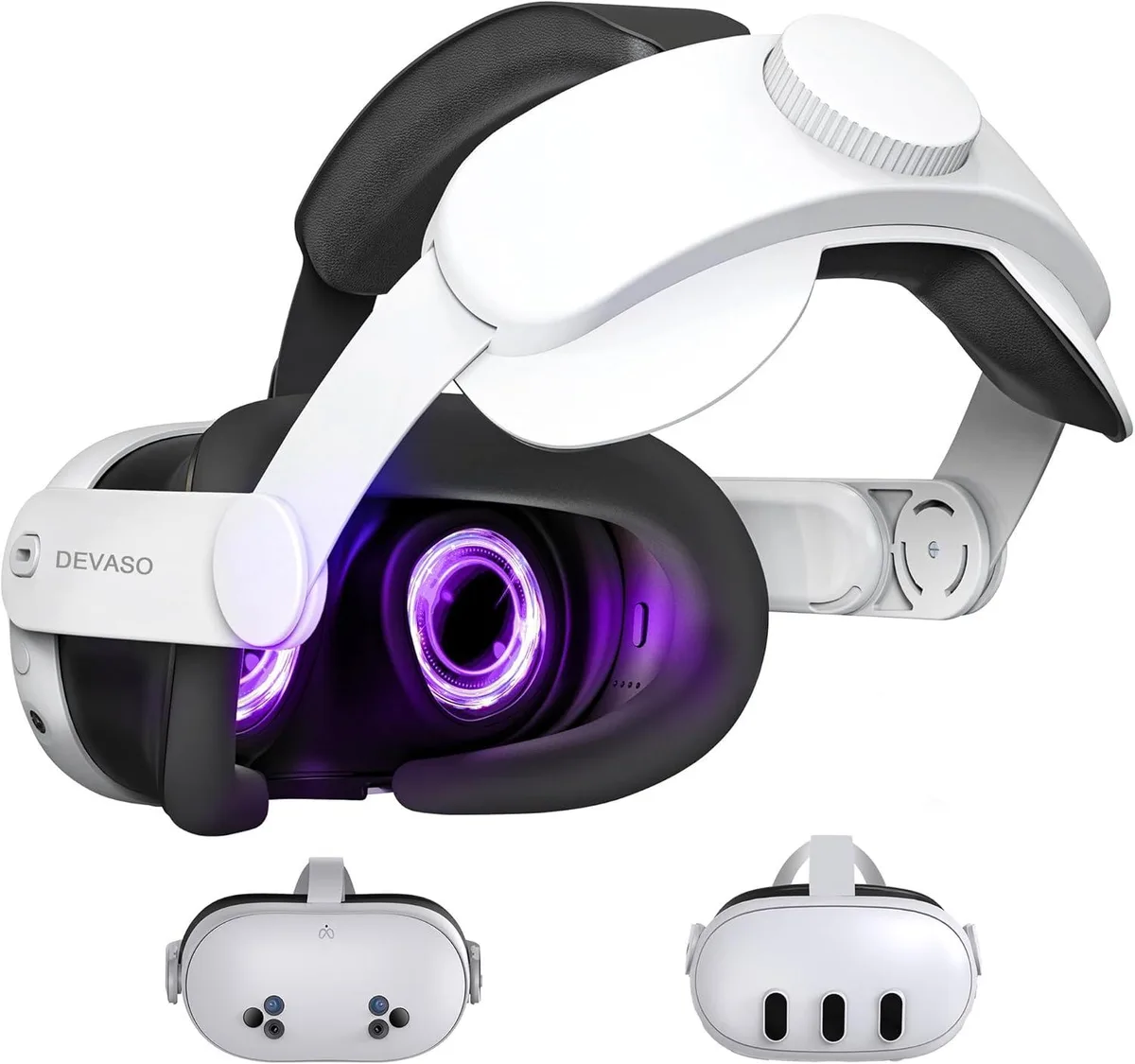 BONAEVER BONAEVER Head Strap for Meta Quest 3S/3 White — product photo