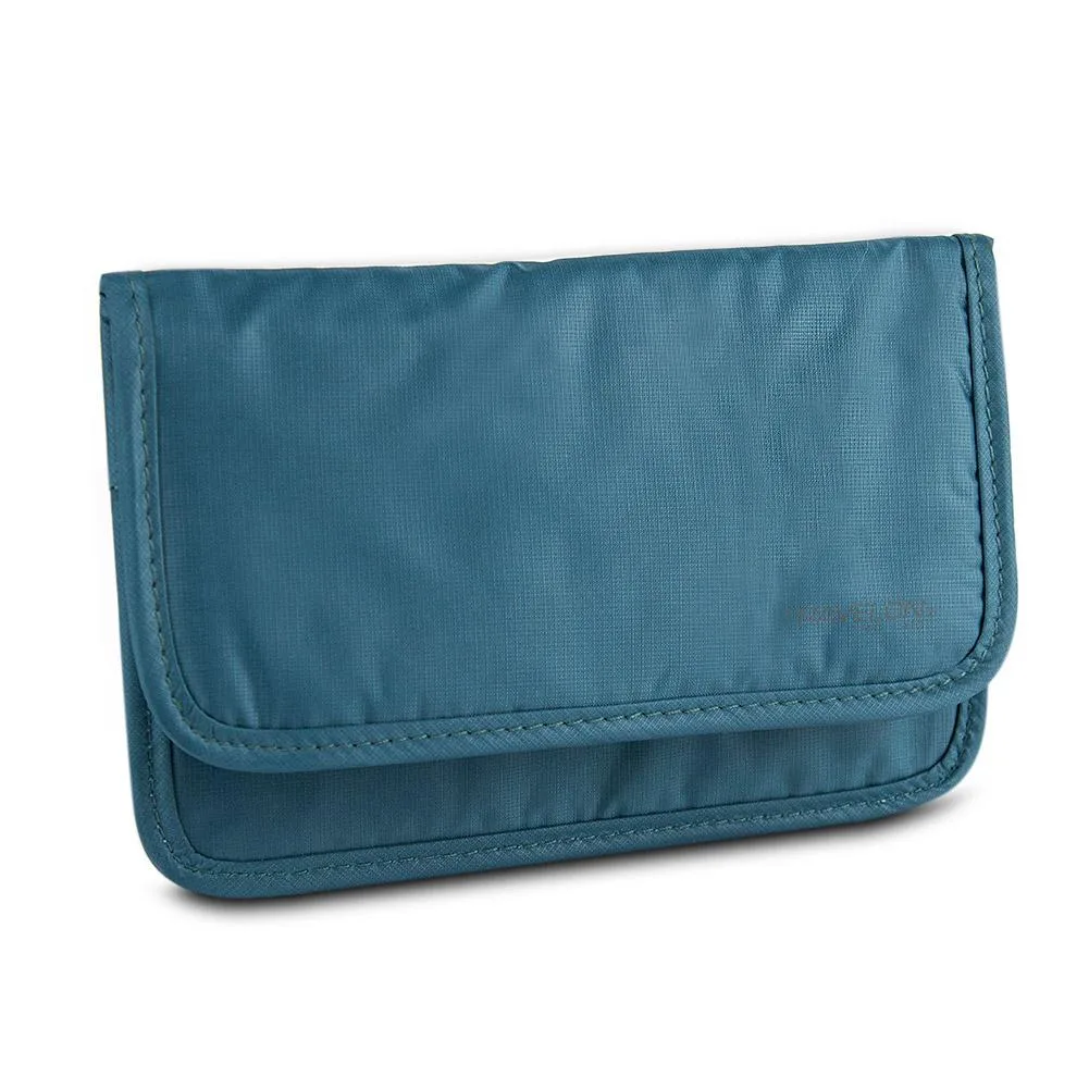 Travelon Travelon Safe ID Hack-Proof Medium Wallet RFID Blocking Teal — product photo