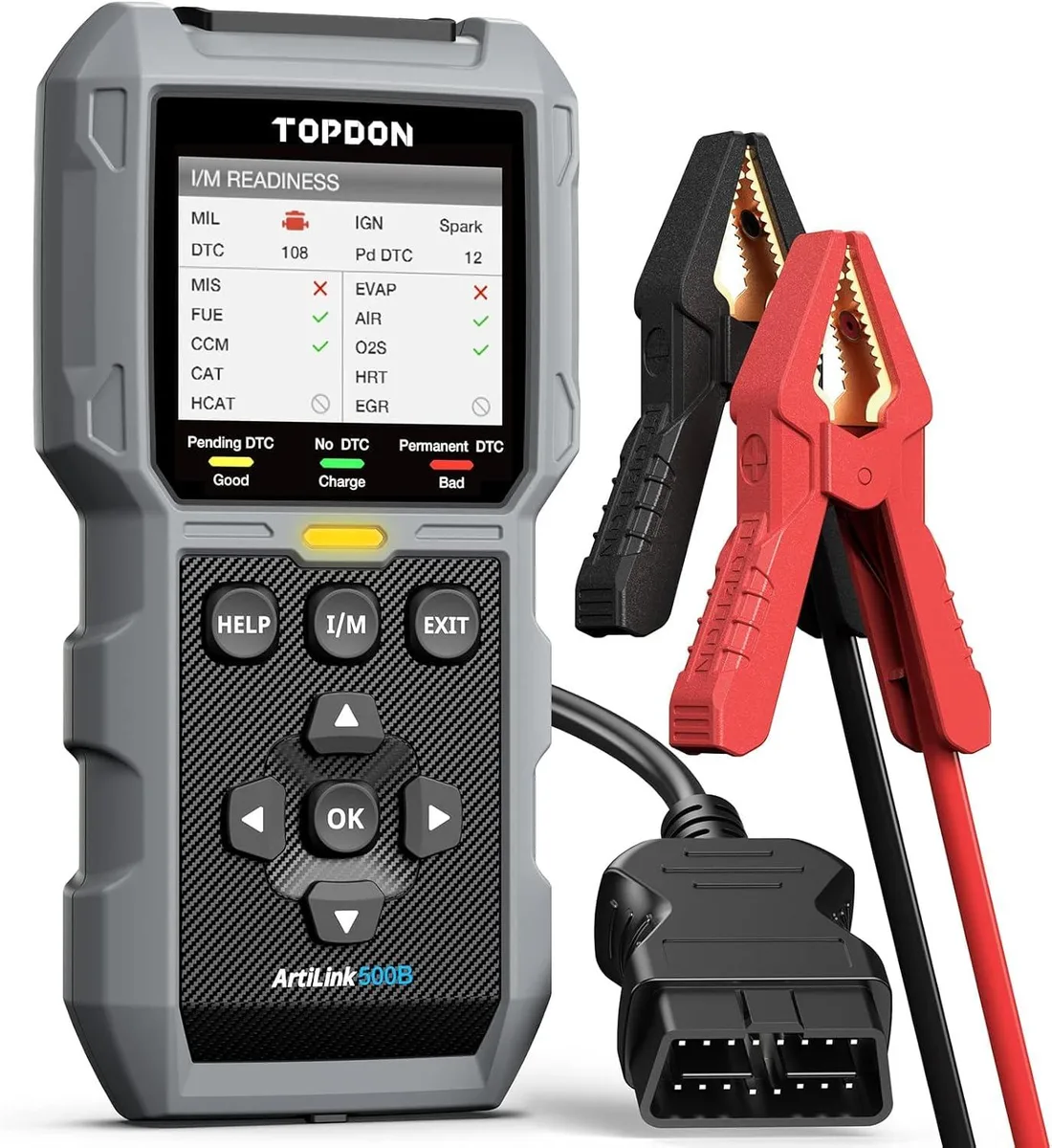 TAURKENAM TAURKENAM AL500B OBD2 Scanner Battery Tester 2 in 1 car electronics accessory — product photo