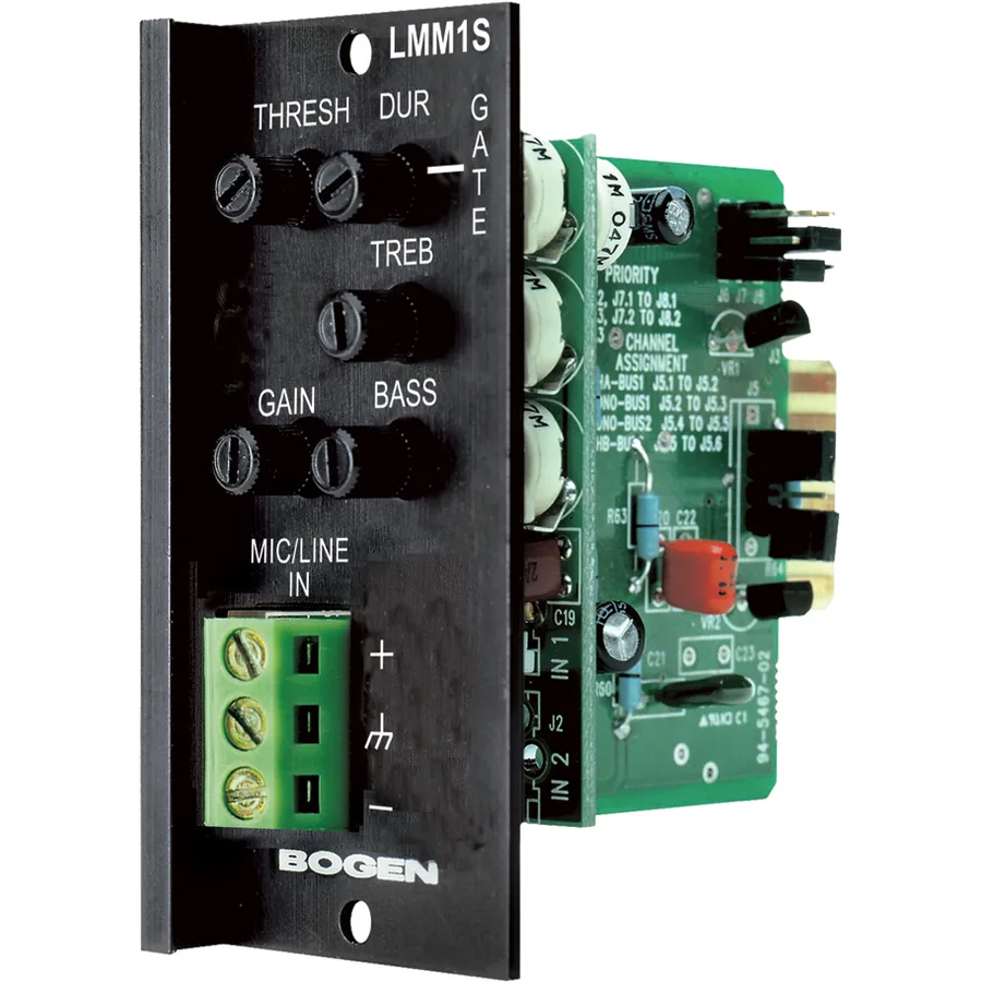 Bogen Communications International, Inc Bogen Communications International, Inc LMM1S Mic/Line Input Module Cover — product photo
