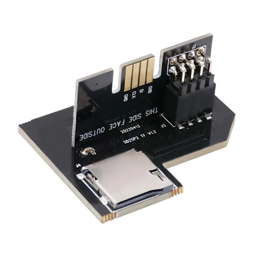 Small green PCB adapter for GameCube serial port 2