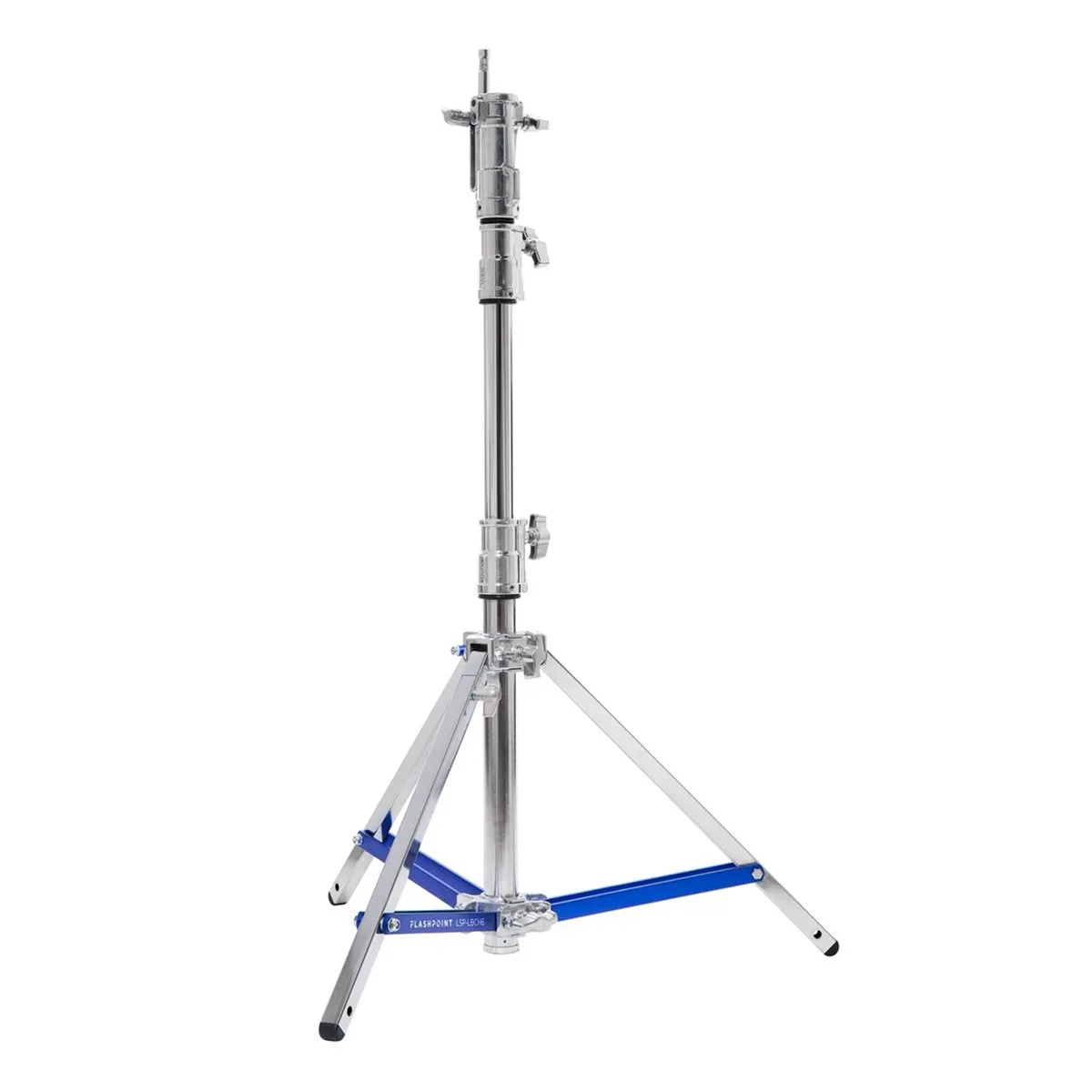 Flashpoint Brand Flashpoint Brand 5.7' Lowboy Steel Stand Pro with Leveling Leg and Combo Head Silver — product photo