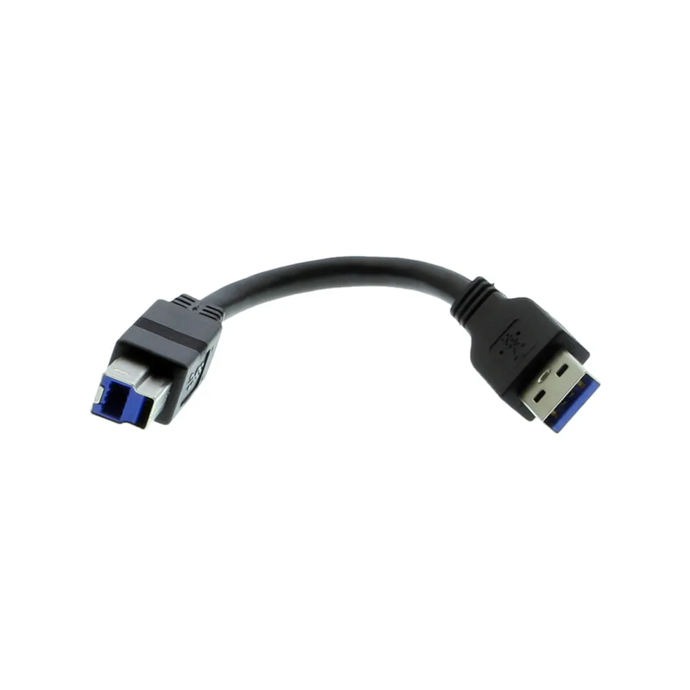 USBGear USBGear USB 3.0 A to B Male Cable 6 inch — product photo