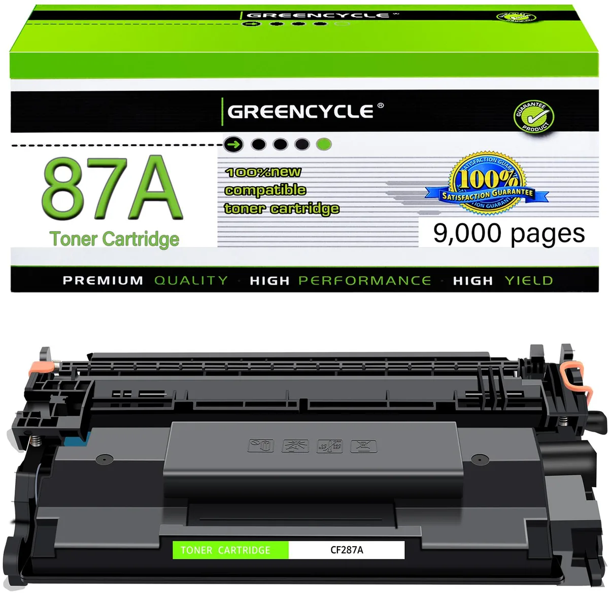 GREENCYCLE GREENCYCLE CF287A toner cartridge 9000 pages black — product photo