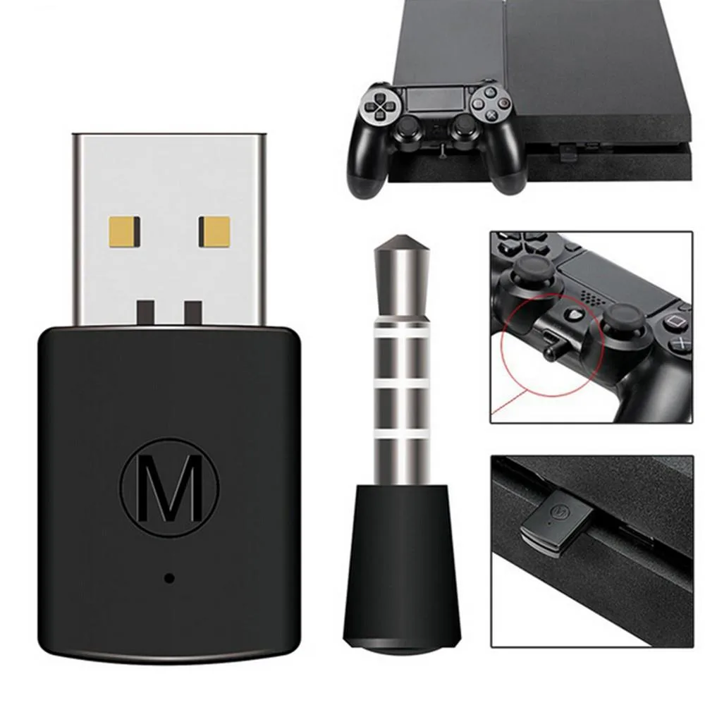 Golden Blue Golden Blue Bluetooth 4.0 USB Adapter for PS4 Black — product photo