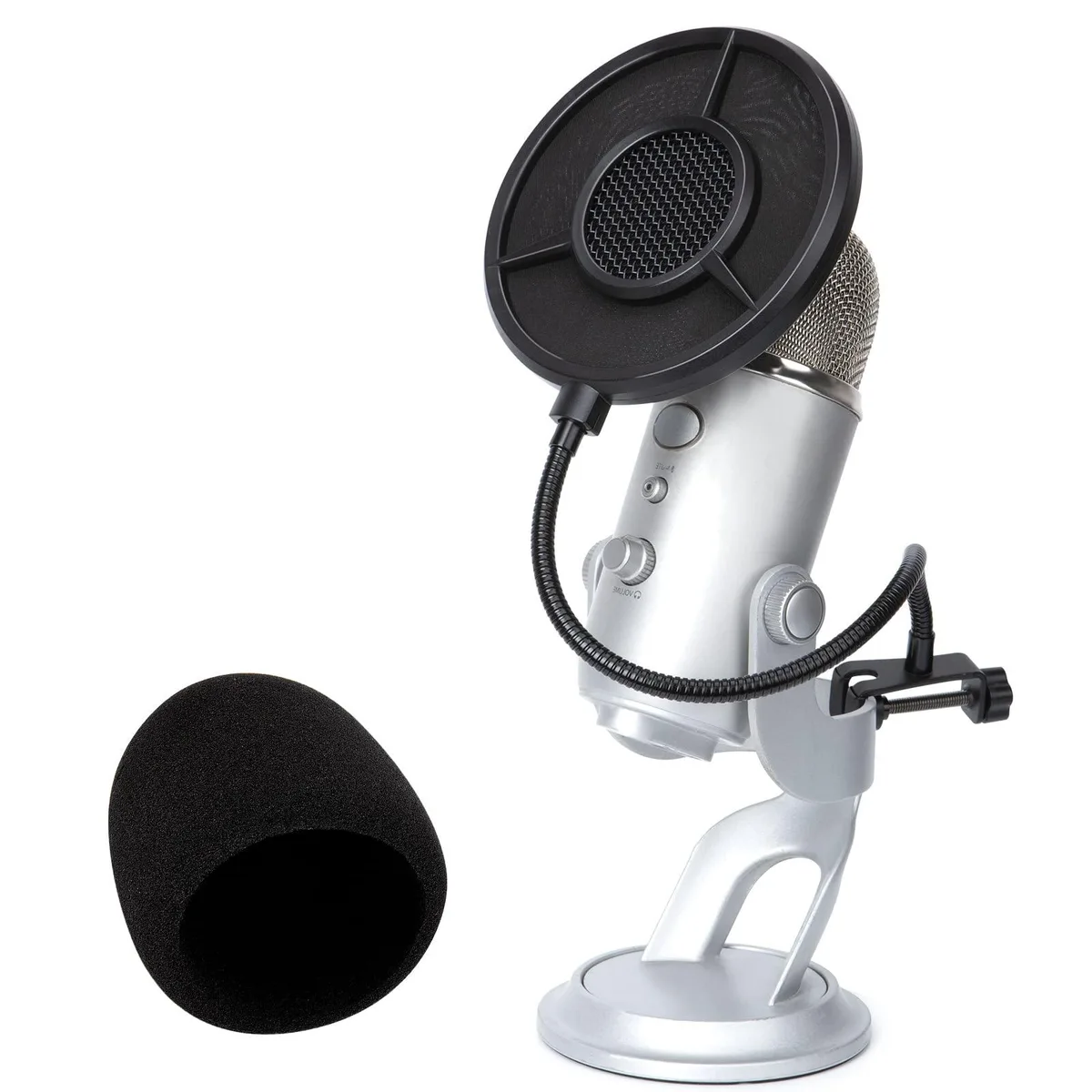  Fender Yeti_PST7 Pop Filter 5.5 Inch 6 Layer Metal — product photo