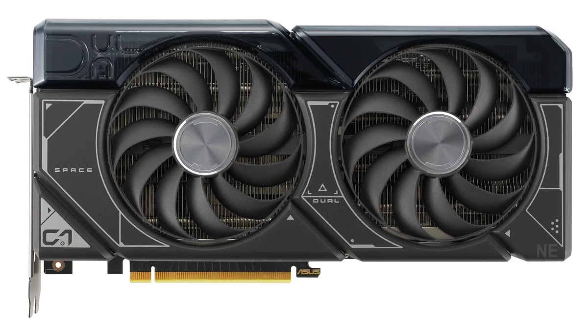 ASUS ASUS DUAL-RTX4070S-O12G GeForce RTX 4070 SUPER graphics card — product photo