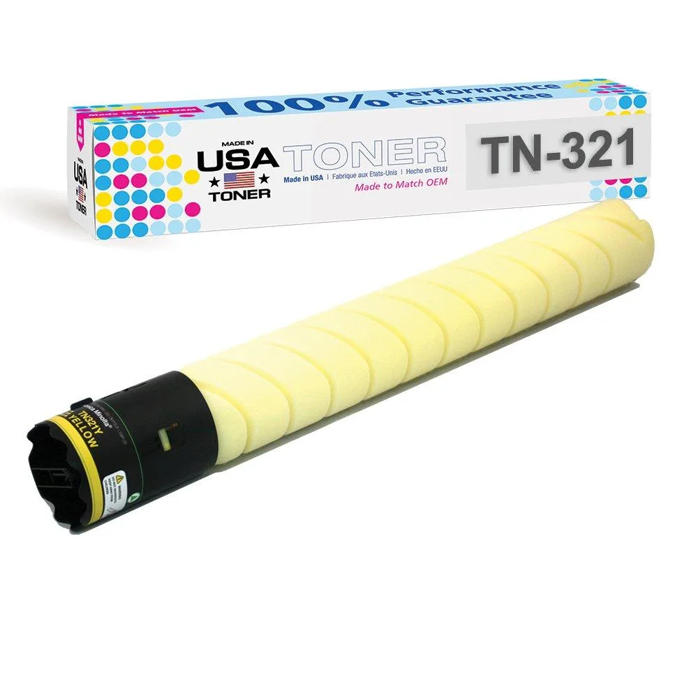 MADE IN USA TONER MADE IN USA TONER TN-321Y Yellow Toner Cartridge — product photo