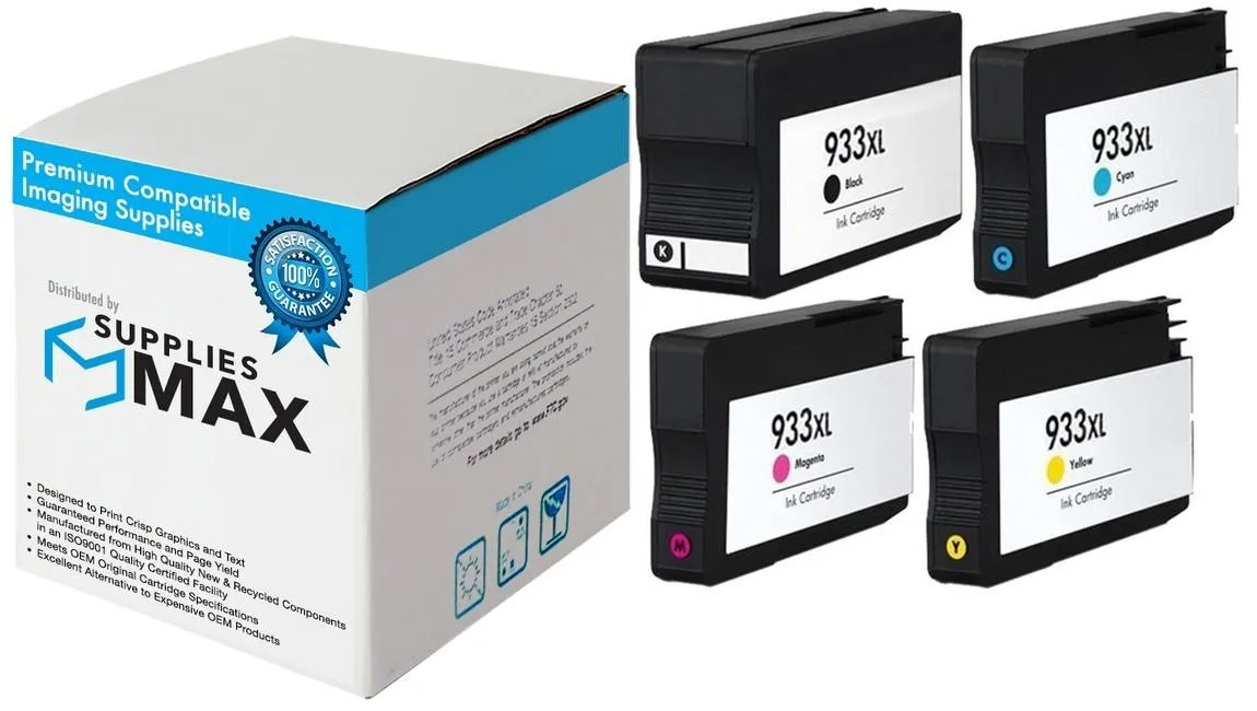 SuppliesMax SuppliesMax HP C2P00FN High Yield Inkjet Combo Pack (BK/C/M/Y) 1000 Pages — product photo