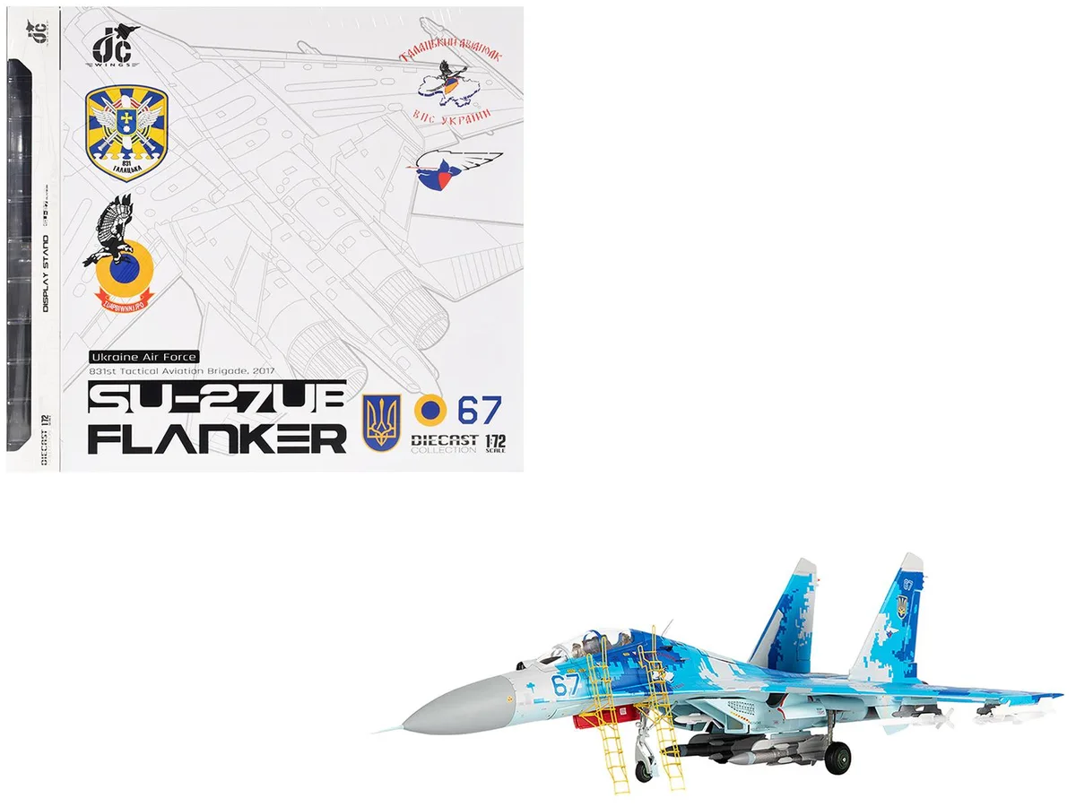 JC Wings JC Wings Su-27UB Flanker 1/72 "831st Brigade" 2017 Diecast — product photo