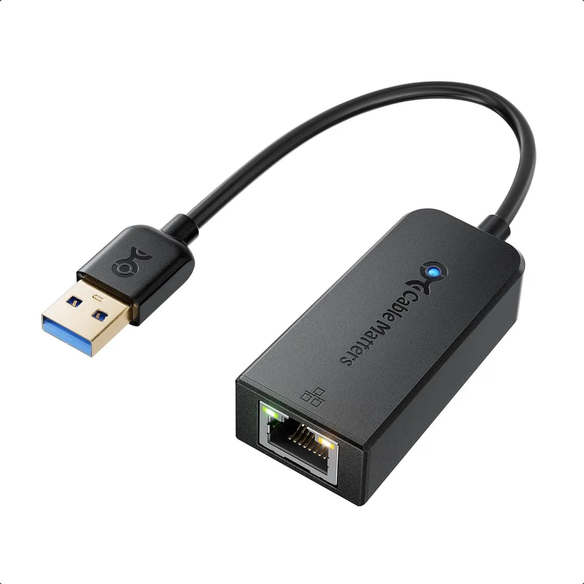 PISKEKAT PISKEKAT USB 3.0 to Gigabit Ethernet Adapter Black — product photo