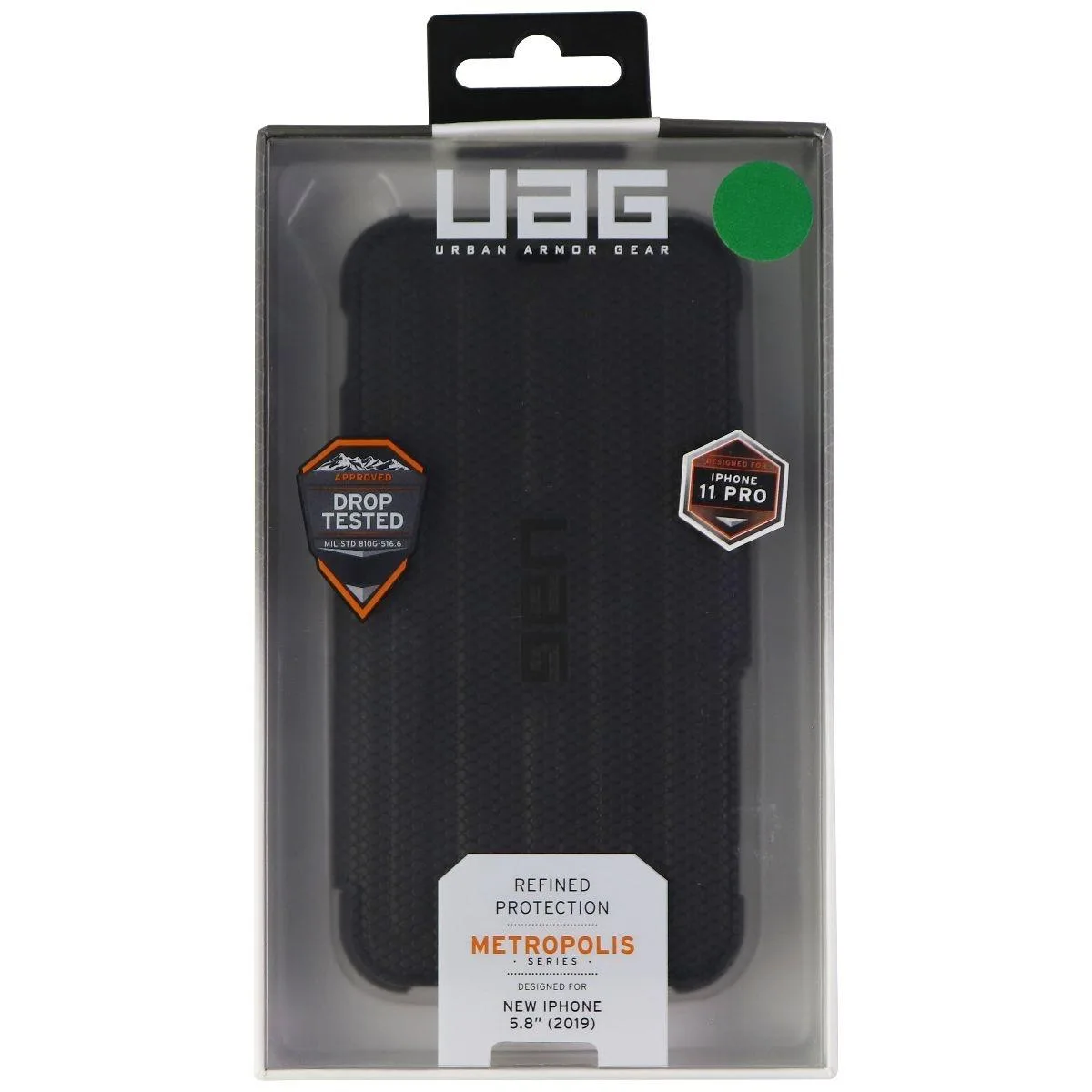 Urban Armor Gear, Inc. Urban Armor Gear Metropolis Series Folio Case iPhone 11 Pro Black 111706114040 — product photo