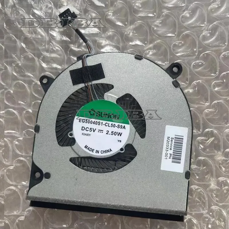 DBTLAP DBTLAP laptop cooling fan HP 15-EG TPN-Q245 M20333-001 EG50040S1-CL50-S9A 5V 4PIN — product photo