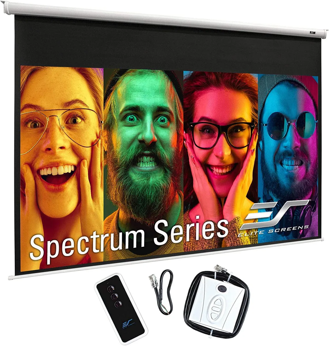 Elite Screens Inc. Elite Screens Spectrum 90" Electric Projector Screen — product photo