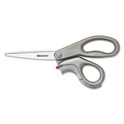 Westcott Westcott 13227 8" Scissors and Box Cutter Grey — product photo