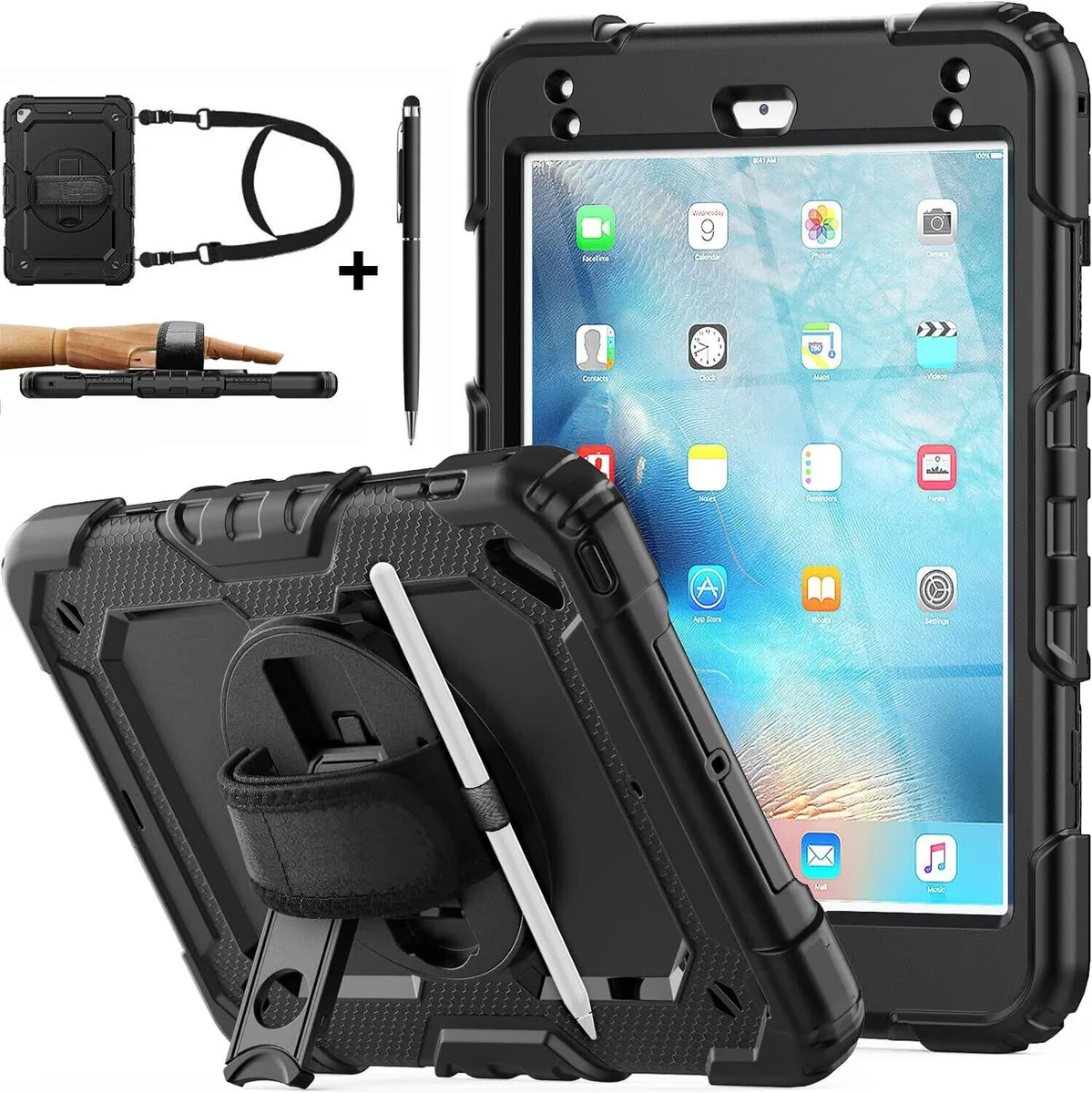 BONAEVER BONAEVER Protective Case for iPad Mini 5 & 4 7.9 inch Black — product photo