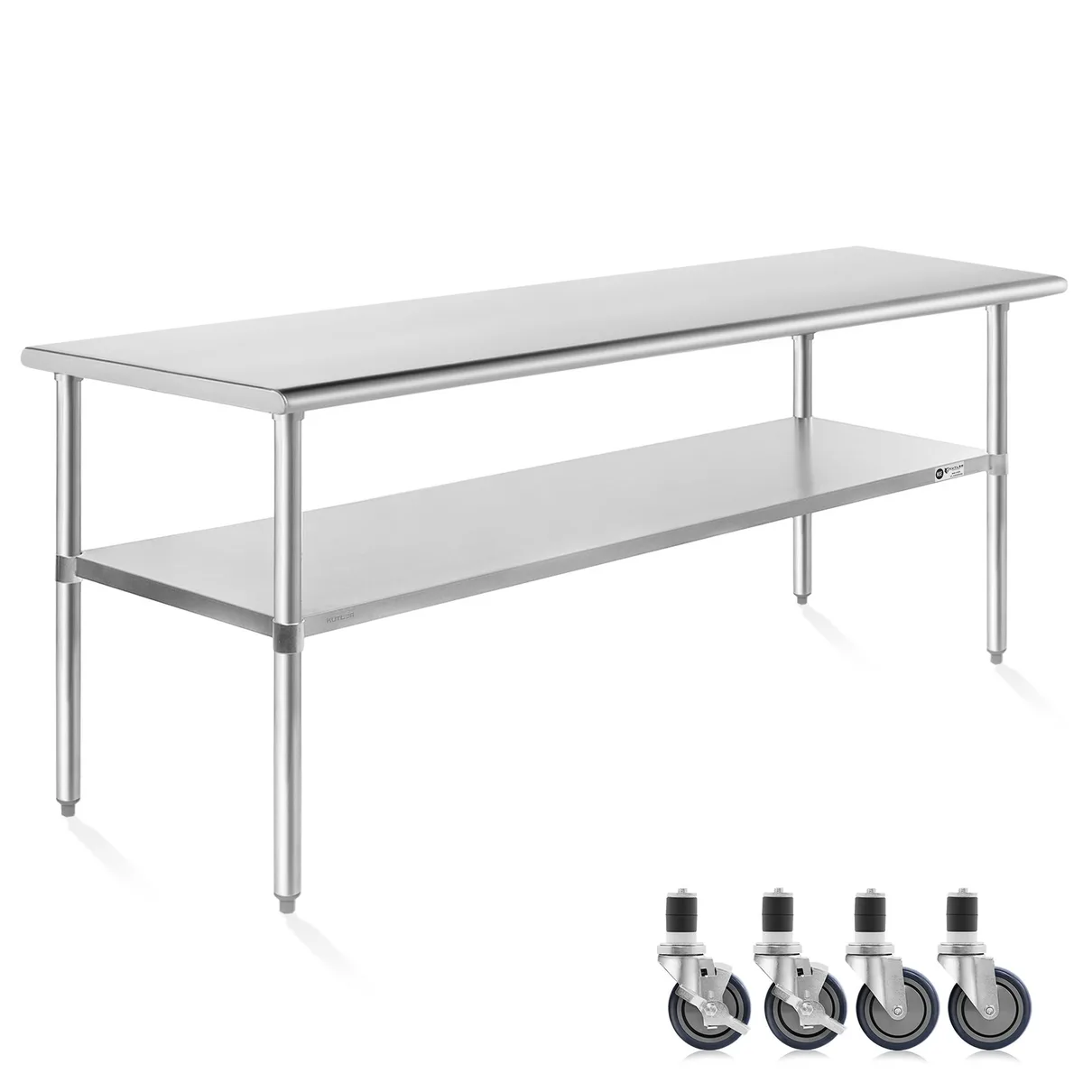Kutler Kutler KT_14-WT3072-GB Stainless Steel Food Service Table 30" x 72 — product photo