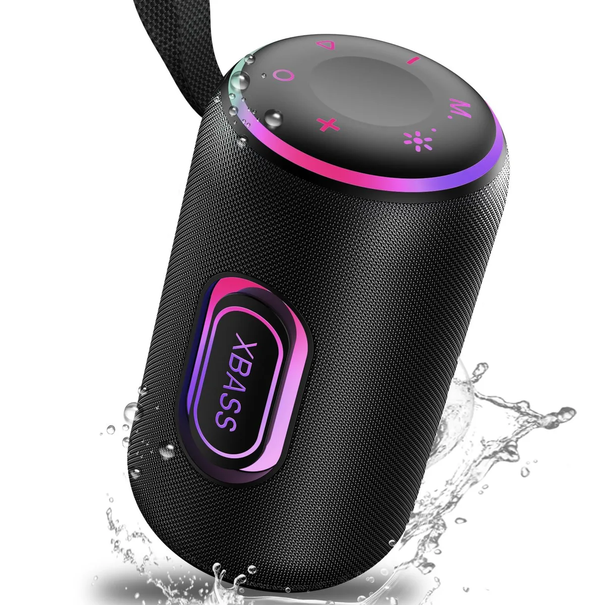  taopodo S7 portable speaker 30W Bluetooth 5.4 30h IPX7 RGB black — product photo