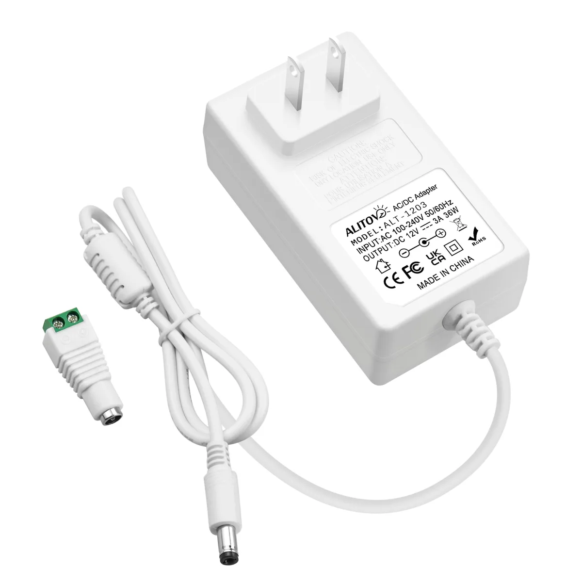  Dell ALT-1203 12V 3A 36W Power Adapter 5.5mmx2.5mm — product photo