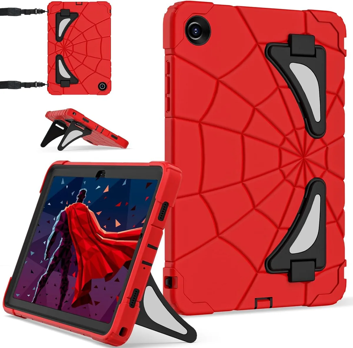 Kootion Kootion Heavy Duty Case for Galaxy Tab A11+ / A9+ 11 Inch 2026 Red Black — product photo