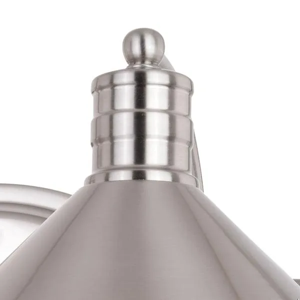 Vaxcel Vaxcel W0376 Akron 18-in Satin Nickel Farmhouse Barn Pendant 2 Light — product photo