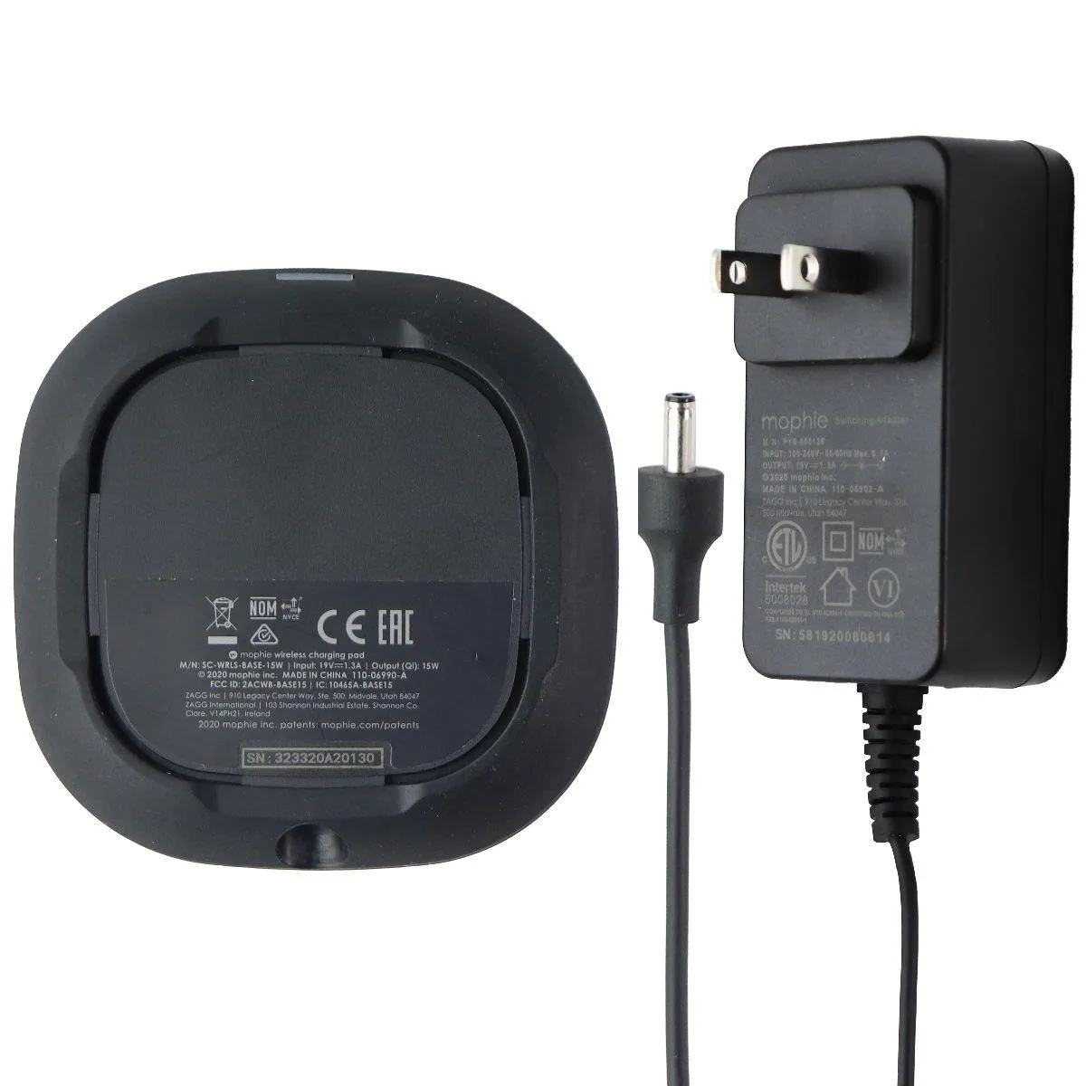 Mophie Mophie 15W Wireless Charge Pad Black 401305902 — product photo