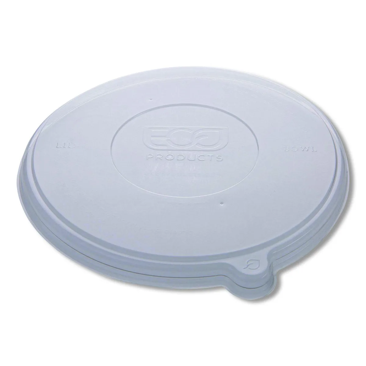Eco-Products Eco-Products Worldview 100% Recycled Lid 7.93" Clear 400/Carton — product photo