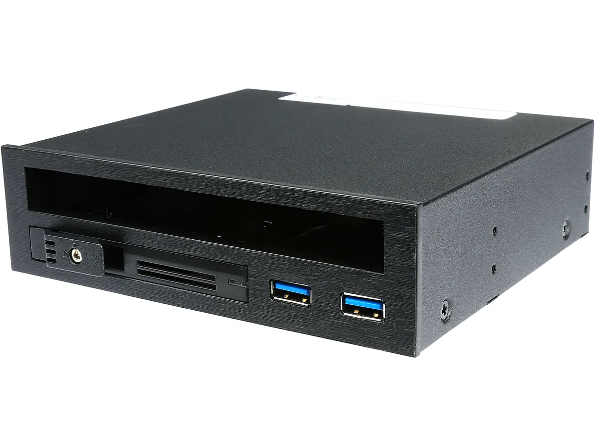 iStarUSA Inc. iStarUSA Inc. T-5K25TU-SA 5.25" to Slim ODD and 2.5" SATA 6.0 Gb/s Hot-Swap Cage with USB 3.0 server accessory — product photo