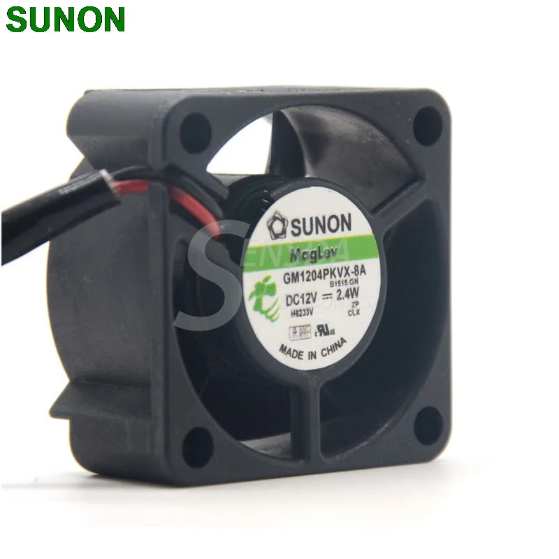 SXDOOL SXDOOL GM1204PKVX-8A 40mm Case Fan 12V 2.4W 2-Pin 5000-5499 RPM 20-25 CFM Ball Bearing — product photo