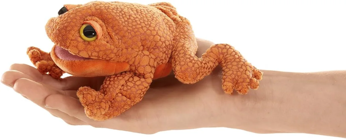 Folkmanis Puppets Folkmanis Puppets Mini Toad Finger Puppet — product photo