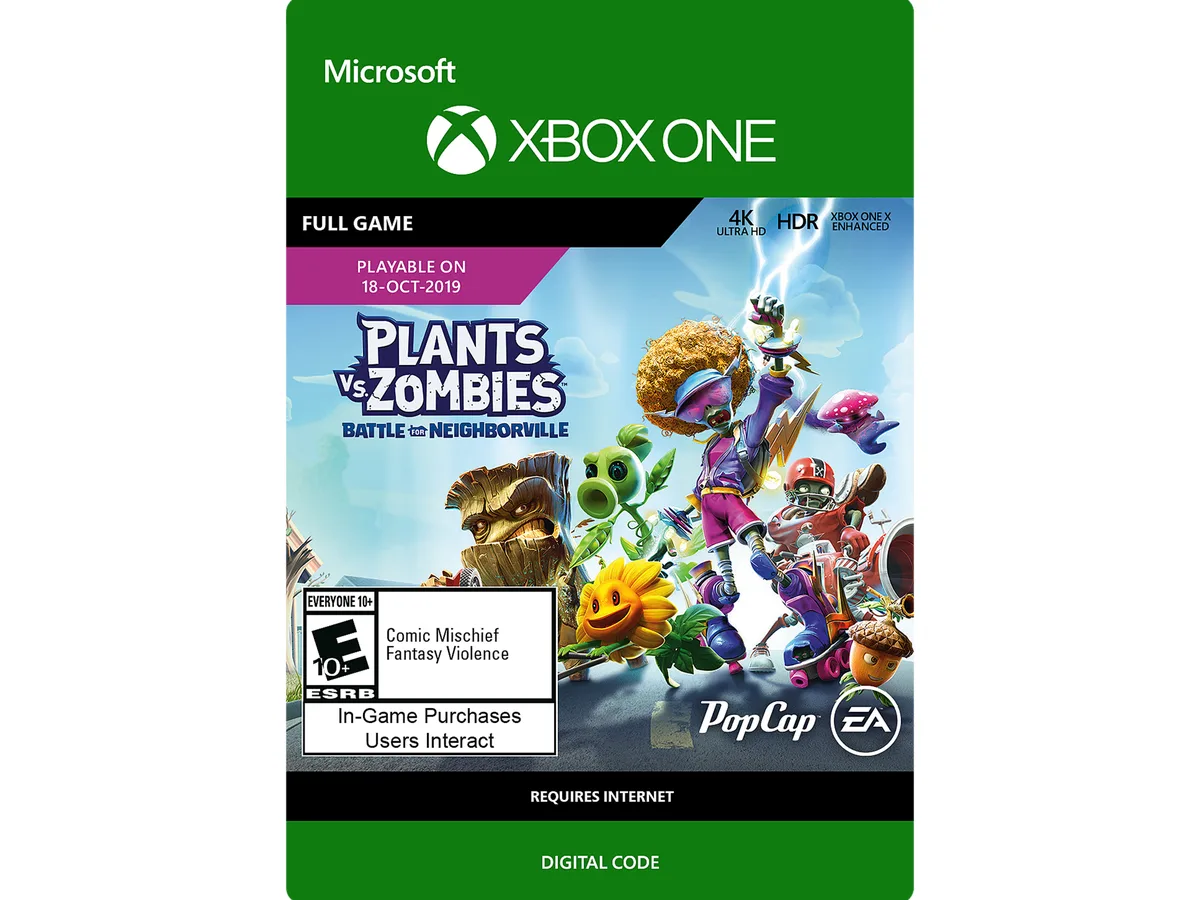 Electronic Arts Electronic Arts Plants vs. Zombies Battle for Neighborville Standard Edition G3Q-00821 downloadable game — product photo