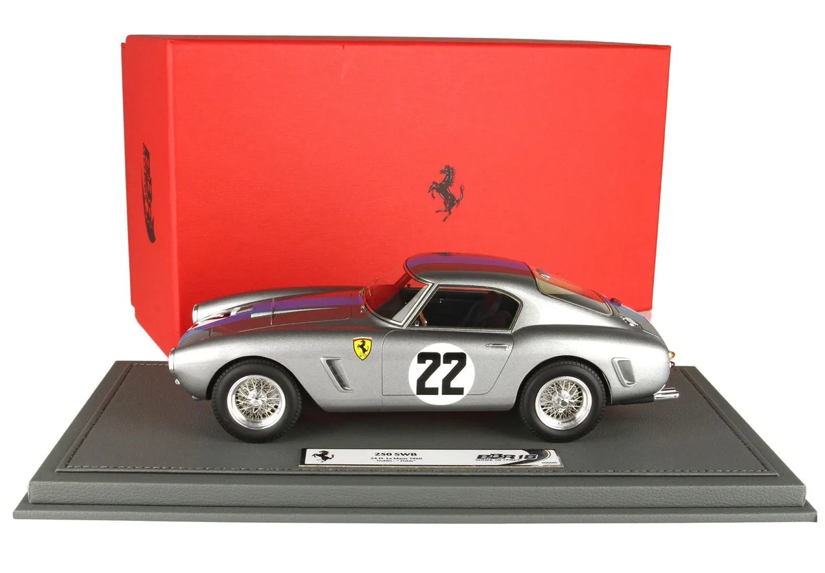 BBR BBR Ferrari 250 SWB #22 Le Mans 1960 1/18 Limited 96 pcs with Display Case — product photo