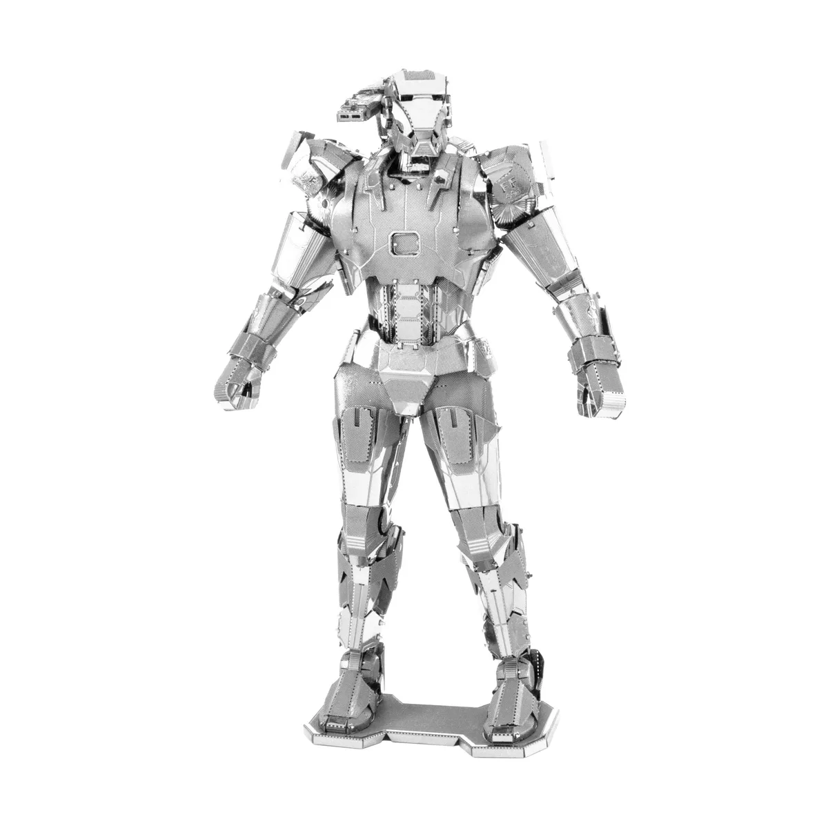 Fascinations Inc. Fascinations Inc. MetalEarth Marvel War Machine 3D Model Silver — product photo