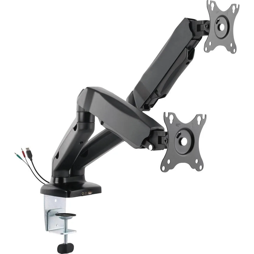 Lorell Lorell RNAB08LP24DM3 dual-monitor arm office furniture — product photo