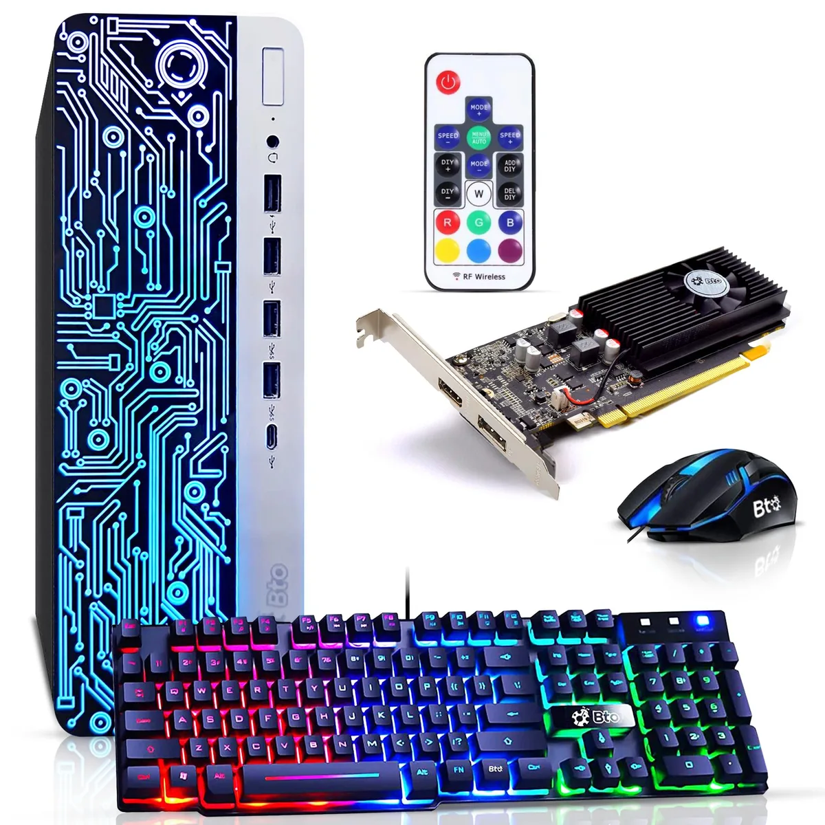 BTO BTO BX2 Desktop PC i7-6700 16GB DDR4 256GB SSD 1TB HDD Radeon RX 550 4GB — product photo