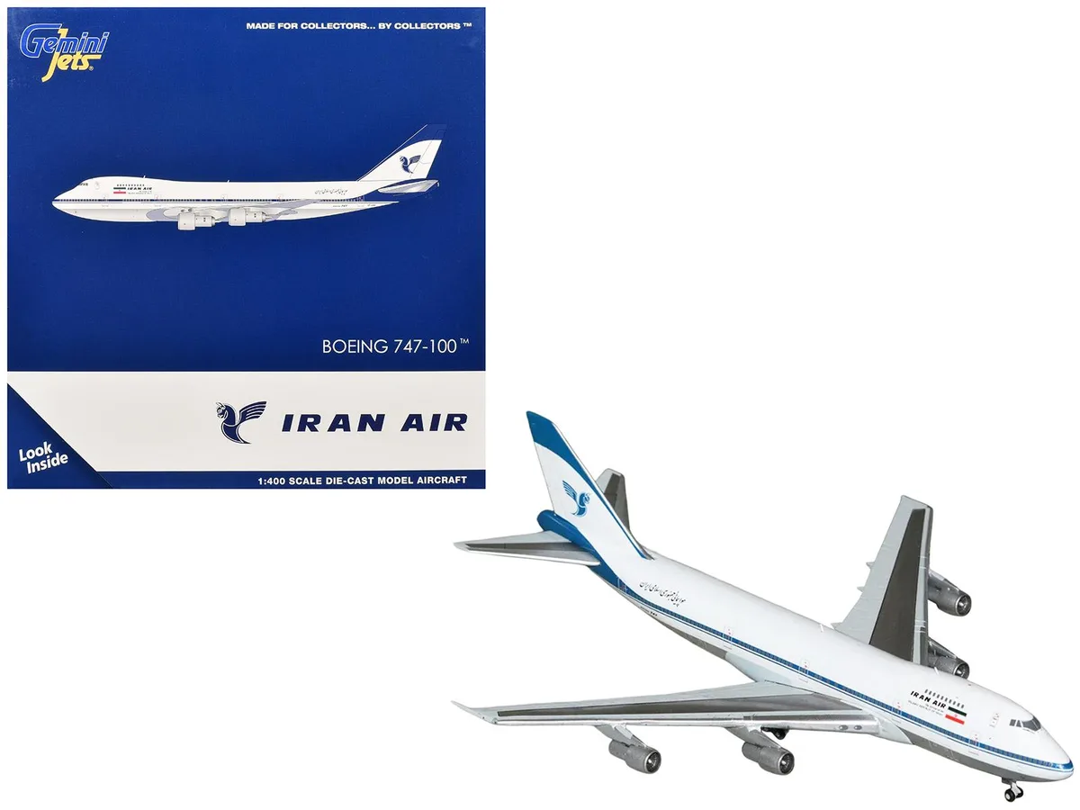 GeminiJets GeminiJets Boeing 747-100 Iran Air EP-IAM 1/400 Diecast Hobby Collectible — product photo