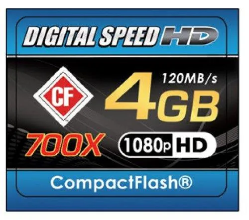 Digital Speed Digital Speed 4GB 700X CF Memory Card Class 10 120MB/s — product photo