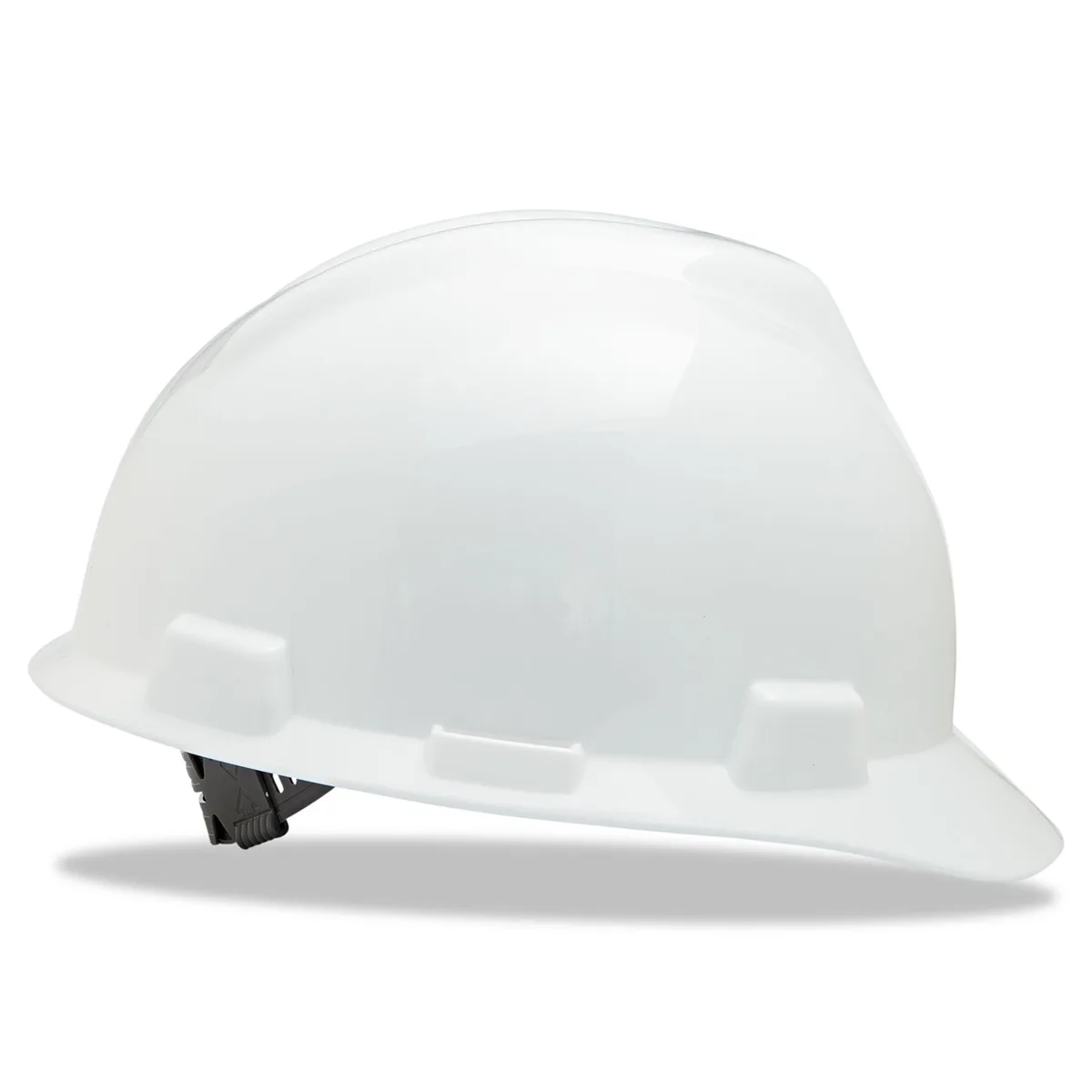 MSA MSA 463942 Hard Hat Front Brim Slotted Pinlock White personal protective equipment — product photo