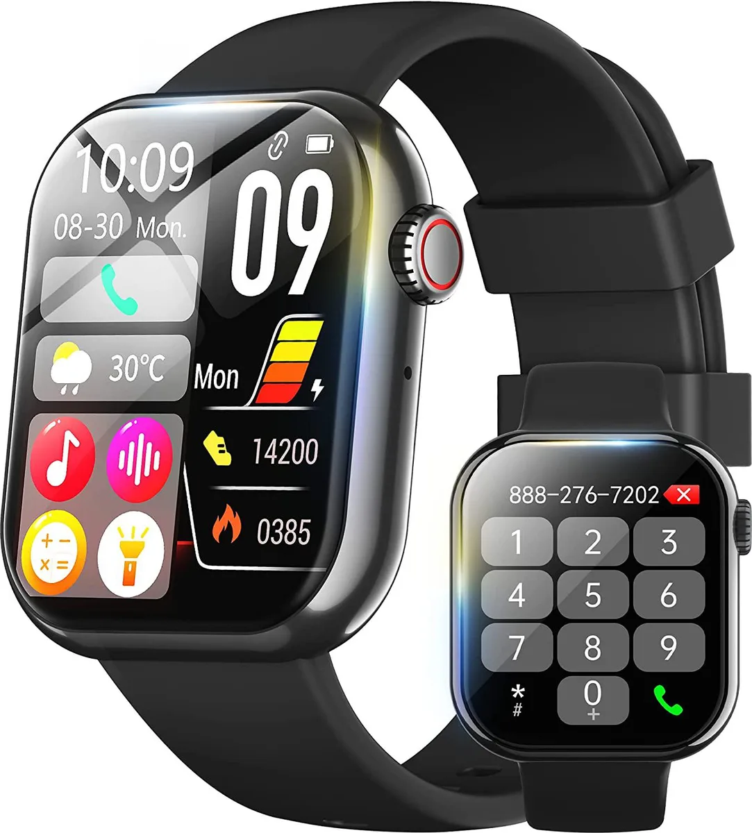 AUTYUE AUTYUE 1.91" Smart Watch Black Bluetooth 5.3 — product photo
